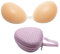 YAVO-EU Reggiseno Adesivo Invisibile Silicone，Push up Silicone Reggiseno Sportivi Donna Confortevole Reggiseno per Festa Matrimonio Uso Quotidiano (A)