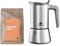 Groenenberg Spar Set 2 | Bio Espresso Bohnen o. gemahlen 250g + Espressokocher Induktion | Premium Mokkakanne Kaffeekocher aus Edelstahl