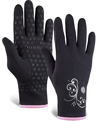 TrailHeads Damen-Laufhandschuhe – Touchscreen-Handschuhe – Laufzubehör für Damen Winter – Wandern, Radfahren, Sport