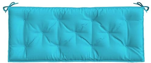 Tidyard Gartenbank Auflage, Bankauflage Sitzkissen Outdoor, Polsterauflage Auflage für Gartenbank, Bankpolster Bankkissen, Türkis 120x50x7 cm Stoff