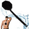 Brosse à dos en silicone pour la douche, brosse de douche allongée avec long manche, brosse de douche réversible pour l'épluchage et le massage sous la douche, crée une mousse abondante