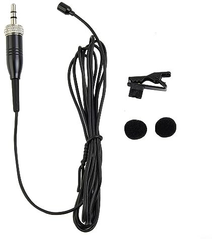 Omnidirektionales Ansteckmikrofon für Lavalier-Ansteckmikrofon, 3,5 mm, 3-polig, 4-polig, XLR für drahtlose Systeme für Telefon, Smartphones oder andere mobile Geräte