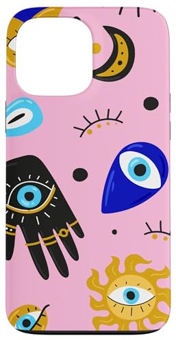 Pattern Evil Eye Charm For Protection Pattern Evil Eye 2024 Case for iPhone 13 Pro Max