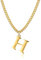 Symretie Goldkette mit Buchstaben H,14K Gold Vergoldet Initial Halskette,Edelstahl Kette mit H,Gold kettenanhänger kette für Damen Mädchen