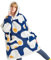 BEDSURE Hoodie Decke mit Ärmeln und Kapuze - Kuscheldecke mit Ärmeln Sherpa Kuschelpullover Damen als Geschenke für Frauen, Spiegelei, 95x83cm