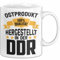 Ddr Tasse Geschenk 100% Hergestellt In Der Ddr Ostprodukt Ostdeutschland (Weiß)