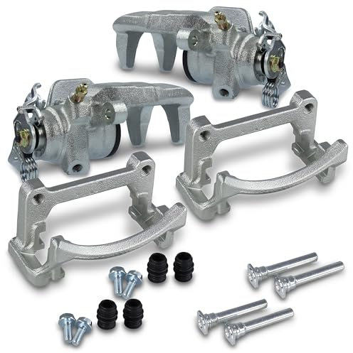 BESTPRICE 2x Bremssattel + Bremssattelhalter hinten