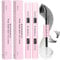 Qiveaory Lash Bond and Seal Kit 2Pcs DIY Lash Extension Waterproof Lashe Cluster Glue 72h Hold Portable Individual Lash Glue for Eyelash Extensions Beginners Black Bond&Clear Seal(5ml+5ml）