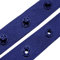 3m Druckknopfband 18mm Druckknopf Band Bodyverschluss Miederband Farbwahl, Größe:Breite 18 mm | Abstand 25 mm, Farbe:königsblau