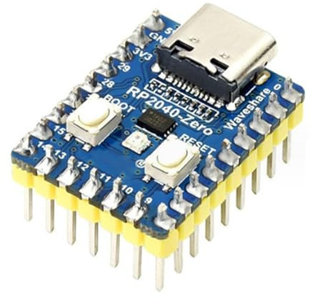 Laroal RP2040-Zero Mikrocontroller Dual-Core Prozessor Entwicklungsboard Cortex M0+ Prozessor 2MB Flash Dual-Core Cortex M0+ Prozessor 2MB Flash