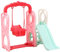 2PCS/Set Doll Swing with Slide Cute Realistic Dollhouse Accessories Funny DIY Miniature Baby Doll Swing Toy Plastic Doll House Accessories Kids Playing Gift, Doll Swing