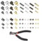 60 Pièces Réparation Fermeture à Glissière 4 Couleurs #3#5#8 Kit Reparation Fermeture Eclair en Métal, Embout Fermeture Eclair, Kit de Reparation Fermeture Eclair pour Manteaux, Veste, Jeans, Sac