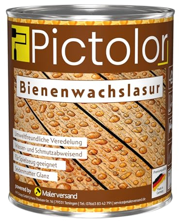 Pictolor® Bienenwachslasur 0,75 Liter (Nussbaum)