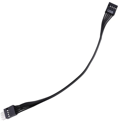 Cable alargador USB 2.0 de 9 pines para placa base (20 cm/30 cm/50 cm)
