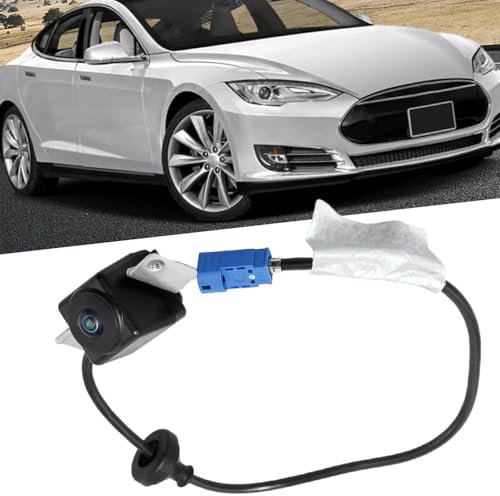 LYHH Auto Rückfahrkamera Nachtsicht für Tesla Model S 2012-2018 OE: 1006773-00-EAA, Weitwinkel, IP68 Wasserdicht, Einparkhilfe Farbkamera, Rückfahrsystem, Rückansicht Kamera Monitor