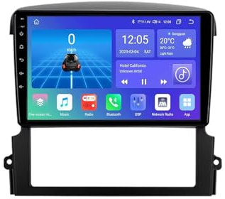 9 Pulgadas Android 13 Radio Coche para Kia Sorento BL 2004-2008 con Android Auto/Carplay GPS WiFi Bluetooth Radio FM Pantalla Dividida USB SWC GPS Coche Navegador(2+32G)