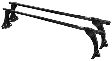 Barras Portaequipajes Kit Universal Portaequipajes para Techo Coche 120CM 135CM Kit Soporte Paleta Portaequipajes Metal con Riel Techo Baca Coche(120cm)