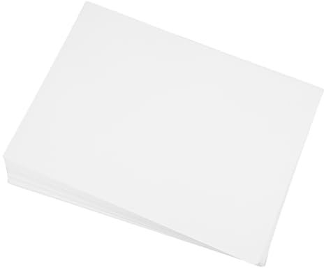 ARTIBETTER 100 Blatt Fotopapier Quadrate Aus Pergamentpapier Notizblock Aus Stoff Wachspapierquadrate Druckerpapier Leere Notizbilder Schaumstoffplatte Zum Basteln Notizblock Kratzen Weiß