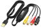 Câble adaptateur USB 2.0 Plug and Play pour convertir des vidéos analogiques sur PC et ordinateur portable