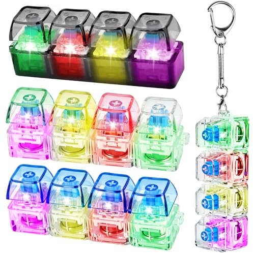 2 Pcs Keyboard Fidget Toy, Fidget Toys for Adults & Kids, Keychain Keyboard