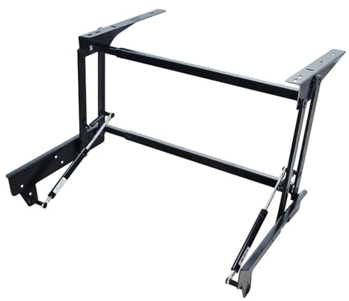 Folding Lift Coffee Mechanism Hinge Spring for Coffee Tables, Workbenches, Width Adjustment 18.3-32 Inch, Hardware Fitting