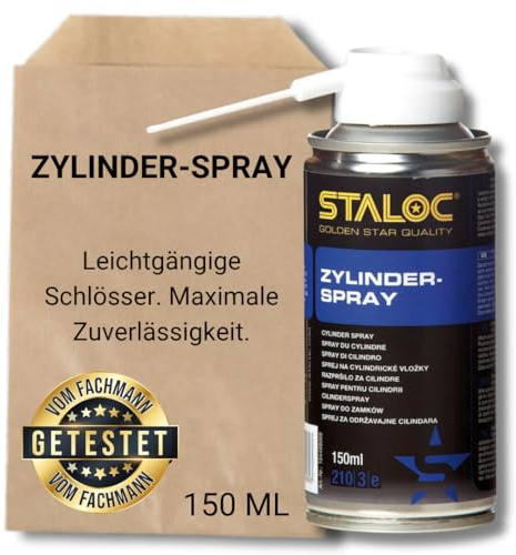 Premium Zylinder-Spray 150 ml – Spezial Pflege für Schließzylinder – Kein Verharzen oder Verkleben – Ideal statt fettiger Öle & Universal-Sprays – Für Türschlösser & Schließanlagen