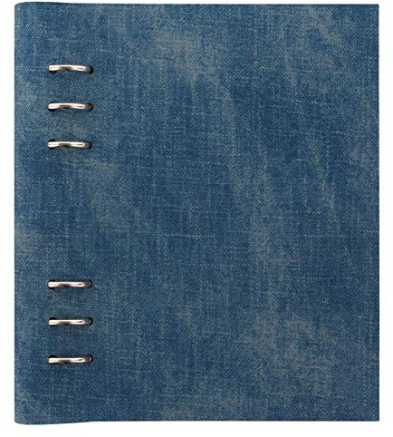 Filofax Clipbook Patterns A5 notebook - denim