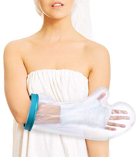 Impermeabili di Fasce Protezione per Mezzo Braccio Avambraccio Adulti Ingessato per Mani, Polsi, Dita e Ferite per Bendaggio Dry 22 Pollici