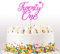 Cakeshop 21st Birthday Glitter Cake Topper, Age 21 Cake Topper Decoration, 21st Anniversary - Double Sided 400gsm Glitter Card, Choice 14 of Colours and Loads of Styles (Bright Pink)