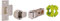 Polished Chrome Smart Jigtech 57mm Backset Privacy Latch - 17.5mm CC