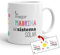Kembilove Taza la Mejor Madrina del Mundo – Taza con Mensaje La Mejor Madrina del Sistema Solar – Regalo Hermana Original – Regalos Originales para cuñados – Tazas Originales