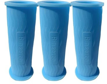 Ersatz-Verbindungsstücke für Rinseroo, thermoplastisches Gummi, zum Aufstecken, Schlauch, für Dusche und Waschbecken, abnehmbar, 3 Stück