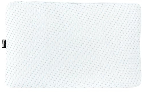 Beliani Ortopädisches Kissen weiß aus anpassungsfähigem Memory Schaum 55 x 35 cm Muir