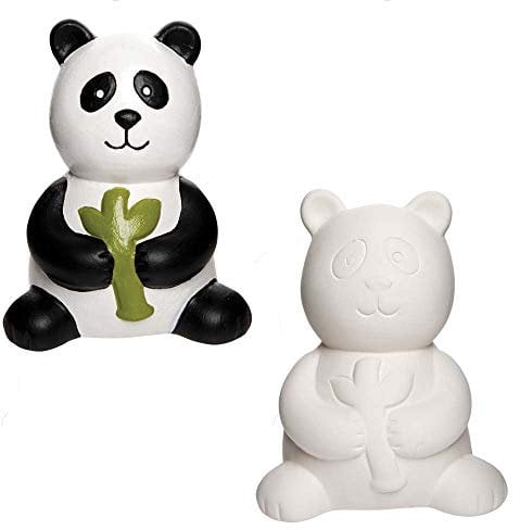Baker Ross Keramik-Sparschweine in Panda-Form