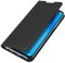 COPHONE - Cover Compatibile Huawei P40 Lite in Pelle Nera. Custodia a Portafoglio in Pelle con Chiusura Magnetica per P40 Lite