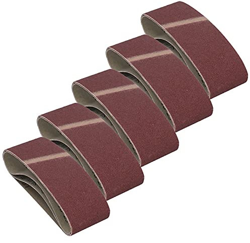 Lot de 15 bandes abrasives abrasives 400 mm x 60 mm