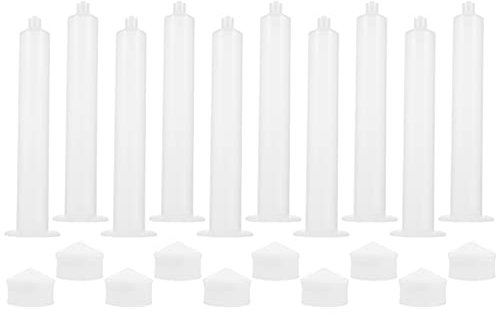 Kunststoff 10Pcs Auto Kleber Dispenser 55Cc für Automatische Solder Paste Flüssige Klebstoff Controller Dropper Maschine Abgabe Labor Wissenschaftliche Transparent