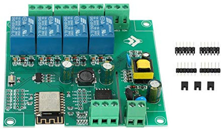 ESP8266 Drahtloses WIFI 4 Kanal Relais Modul ESP-12F Wifi Entwicklungs Platine für 5V / 8-80V Netzteil