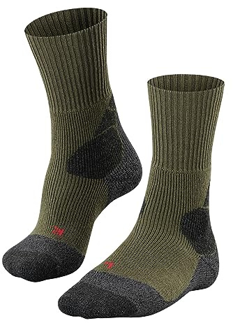 FALKE Herren TKX Wandersocken atmungsaktive schnelltrocknende klimaregulierende geruchshemmende Wolle Funktionsmaterial ultrastarke Polsterung antiblasen Trekkingsocken warm ultradick 1 Paar