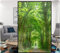 Fensterfolie Selbsthaftend Blickdicht Baum Natur Landschaft Sichtschutzfolie Fensterfolie Anti-UV Dekorfolie Statisch Fensteraufkleber für Wohnzimmer Küche Büro (90x200 cm)