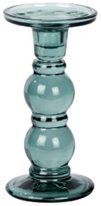 Andratx Kerzenleuchter 18,5 cm Ø 9,5 cm salbeigrün
