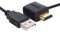 Agatige Câble D'extension HDMI, Adaptateur Mâle vers Femelle Connecteur Adaptateur HDMI 50 Cm USB 2.0 Chargeur Câble d'alimentation Câble HDMI pour Clé TV DVD HDTV LCD HD TV