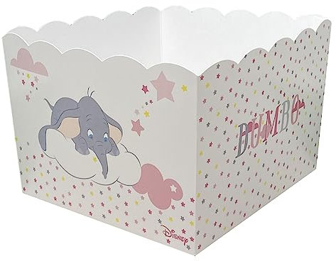 Porta bomboniere in Cartone Dumbo, Disney, Vaso Porta Oggetti, Vassoio, per Feste e Cerimonie