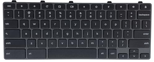 Lyinsen Replacement Laptop Keyboard for Dell Chromebook 11 3100 5190 3110 3400 2-in-1 US H06WJ 0H06WJ US