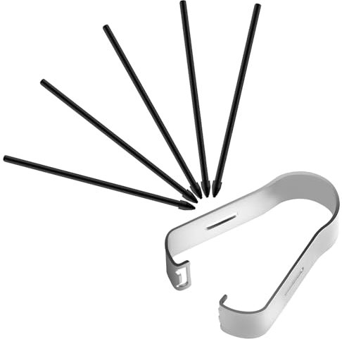UKOFEW 5 Stück S-Pen Ersatzspitzen,S Pen Spitzen mit Installationswerkzeug,Touch Stylus S Pen Spitzen,für Galaxy Tab S6/ S6lite/S7/S8/S9/Note10/Note20 /Note10+/Note20 ultra/S21U/S22U/S23U,Schwarz
