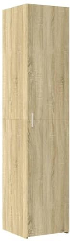 vidaXL Buffet Haut chêne Sonoma 40x42,5x185 cm Bois d'ingénierie, Buffet, Armoire de Rangement, Panneau latéral, Armoire, Armoire latérale
