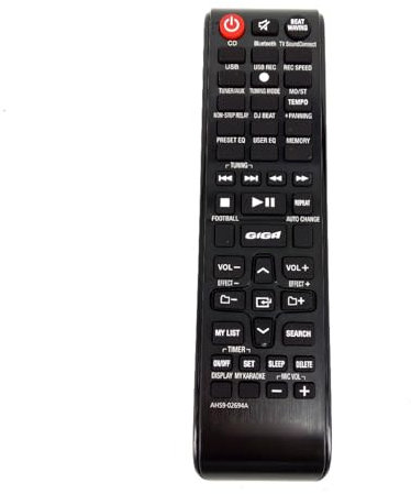 Fernbedienung AH59-02694A for Samsung passend for Giga Sound MX-JS8000 MX-JS9500 CD Fernbedienung