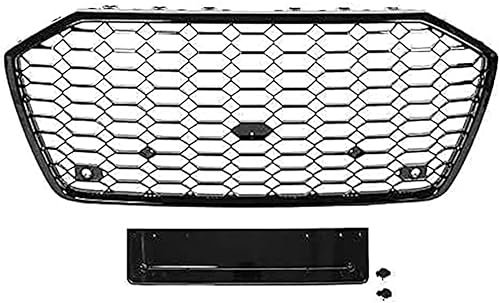 MJHQWE Frontstoßstange Kühlergrill für Audi A6 C8 2019 2020 2021,Front Sport Wabengrill Körper Modellieren Zubehör