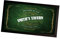VT105 Tapis de bar personnalisé Vert vintage avec votre nom