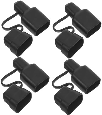 IWOWHERO 4 Stück Steckerschutzkappen PVC Schnellanschlussabdeckung für Industriestecker Kabelanschluss Abdeckungen für Außenbereich Industrial Elektrik
